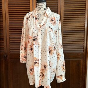 Maurices NWT dressy button-down blouse
